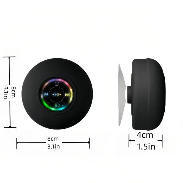 Boxă Bluetooth Portabilă cu Lumini RGB, Rezistentă la Apǎ
