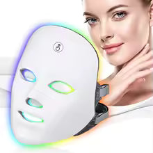 Mască Facială cu Lumină LED  pentruTerapie Fotonică Anti-Acnee și Îndepărtarea Ridurilor